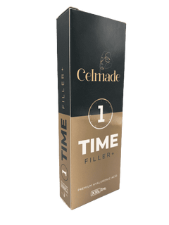 1 TIME XXL hyaluronic acid filler in premium packaging, ideal for deep wrinkle filling and significant facial volume restoration.