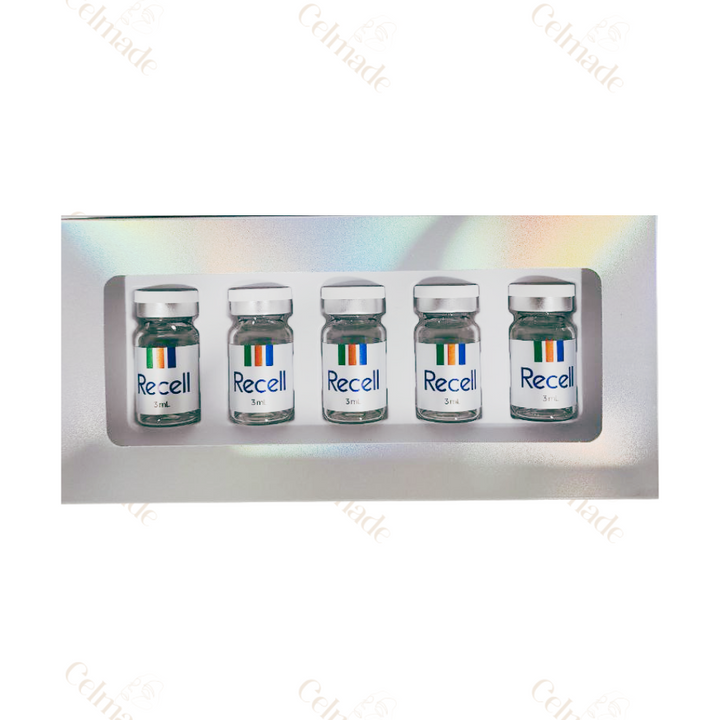 Recell PDRN Skin Booster 3ml x 5 vials – Sodium DNA skin regeneration solution for anti-aging and hydration
