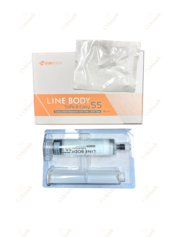 Hyaluronic acid body filler LINE BODY 55ml soft type mono-phasic gel
