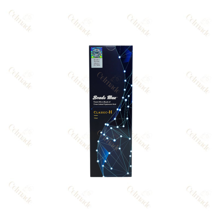 Beads Max H Body Filler, high-density hyaluronic acid filler for body contouring and volume.