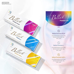 Bellast Premium L hyaluronic acid filler with Lidocaine, ideal for subtle volume and fine line reduction.