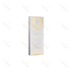 Celosome Soft hyaluronic acid filler for gentle hydration and fine line reduction.