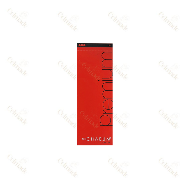 CHAEUM Premium hyaluronic acid filler for natural volume, hydration, and fine line reduction.