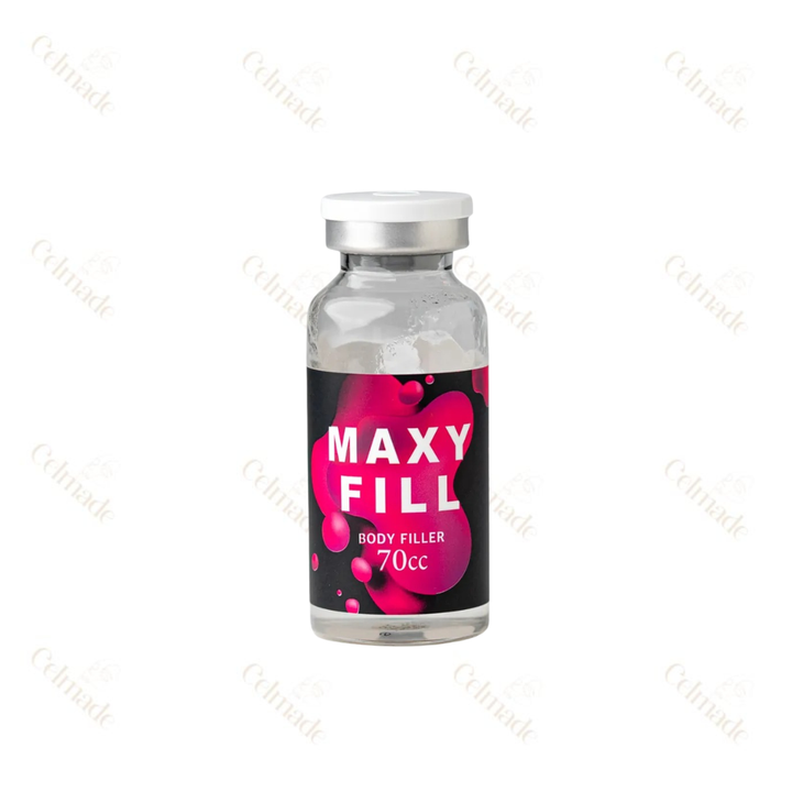 MAXYFILL HA Body Filler 70CC - MAXYFILL HA Body Filler 70CC is a cutting-edge injectable filler designed for non-surgical body contour enhancement and wrinkle smoothing. Featuring cross-linked hyaluronic acid developed through exclusive HENM technology, it provides a superior volume of active substance for longer-lasting results. Maxy Fill 60 cc excels in refining body aesthetics, smoothing wrinkles, and supporting soft tissue healing after procedures like liposuction, ensuring prolonged effectiveness and enhanced recovery. 