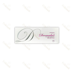 Dermalax Implant Plus with Lidocaine hyaluronic acid filler for deep volume and facial contouring.