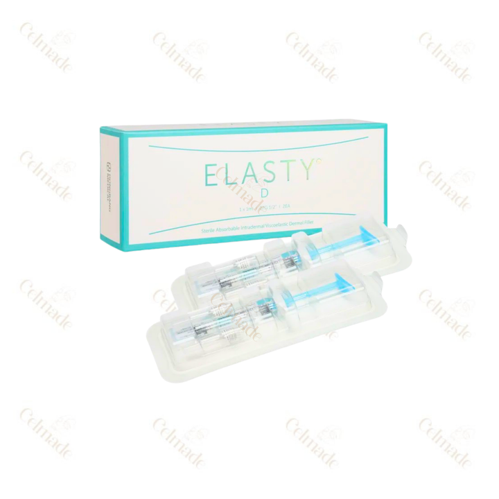 Elasty DEEP (2EA) hyaluronic acid filler for deep wrinkle reduction and facial contouring.