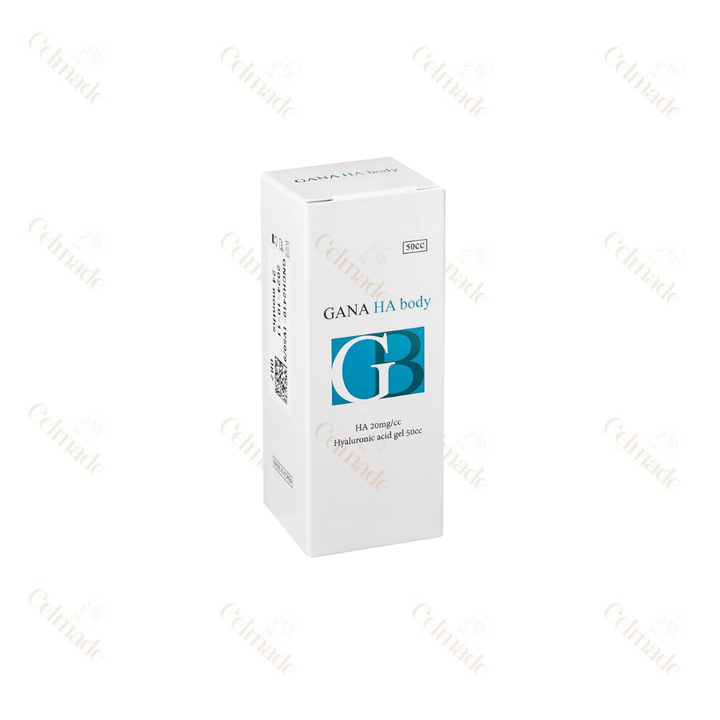 Gana HA Body Filler high-density hyaluronic acid for body contouring and volume enhancement.