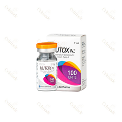 Hutox 100 botulinum toxin type A for wrinkle reduction and facial rejuvenation.