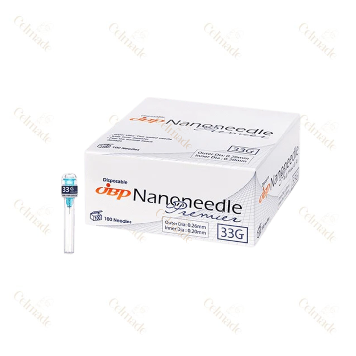 JBP Nano needle SUTW 33G (100pcs) (10 mm / 13 mm).