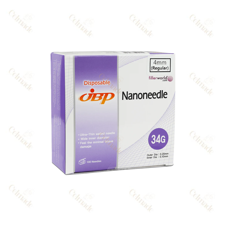JBP Nano needle UTW 34G (100pcs)(4mm, 6mm, 8mm).