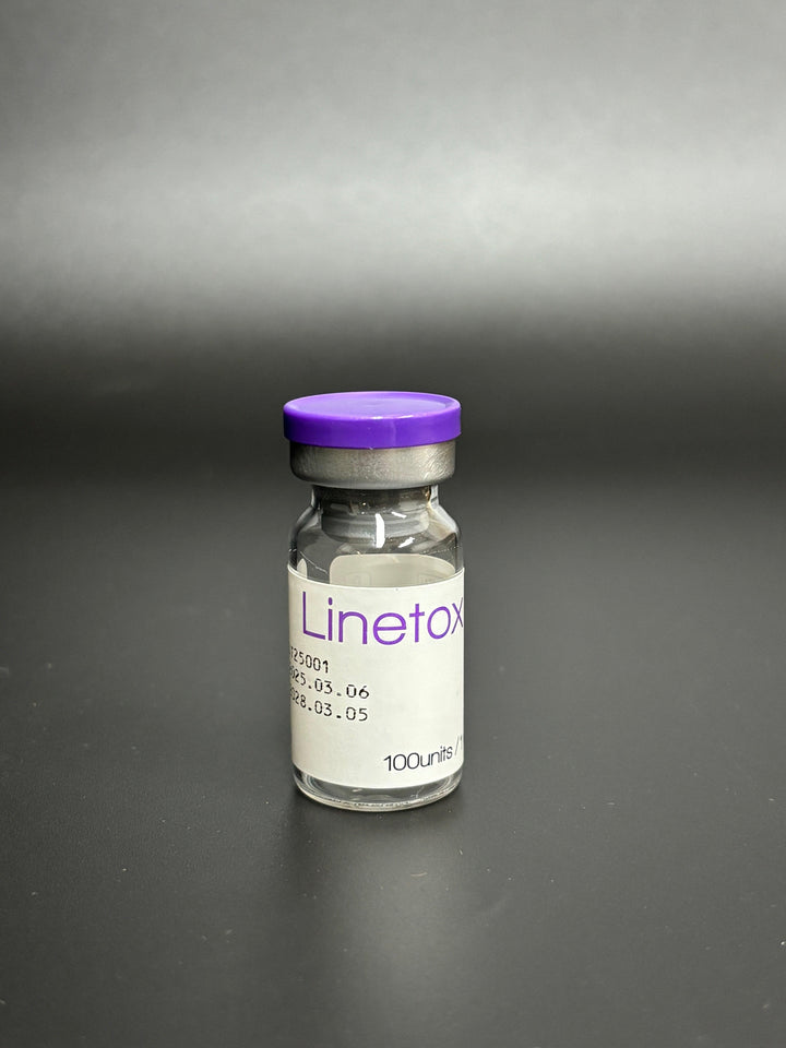 LINETOX 100 - LINETOX 100 is a botulinum toxin type A product formulated for wrinkle reduction, muscle relaxation, and facial rejuvenation. Ideal for areas like the forehead, crow’s feet, and frown lines, it provides long-lasting, natural-looking results for a youthful appearance.

U.S. Product Notice
This product is not currently FDA-approved in the United States. Availability and professional-use requirements may vary by market.