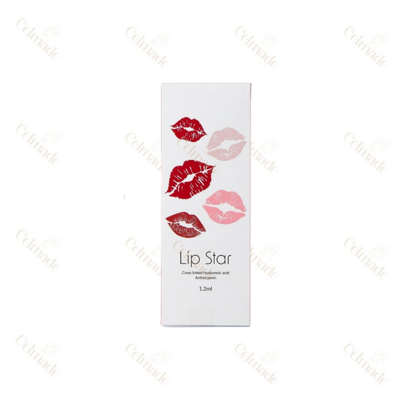 Lipstar Lip Filler – 1ml HA injection for soft, voluminous lips and shape correction.