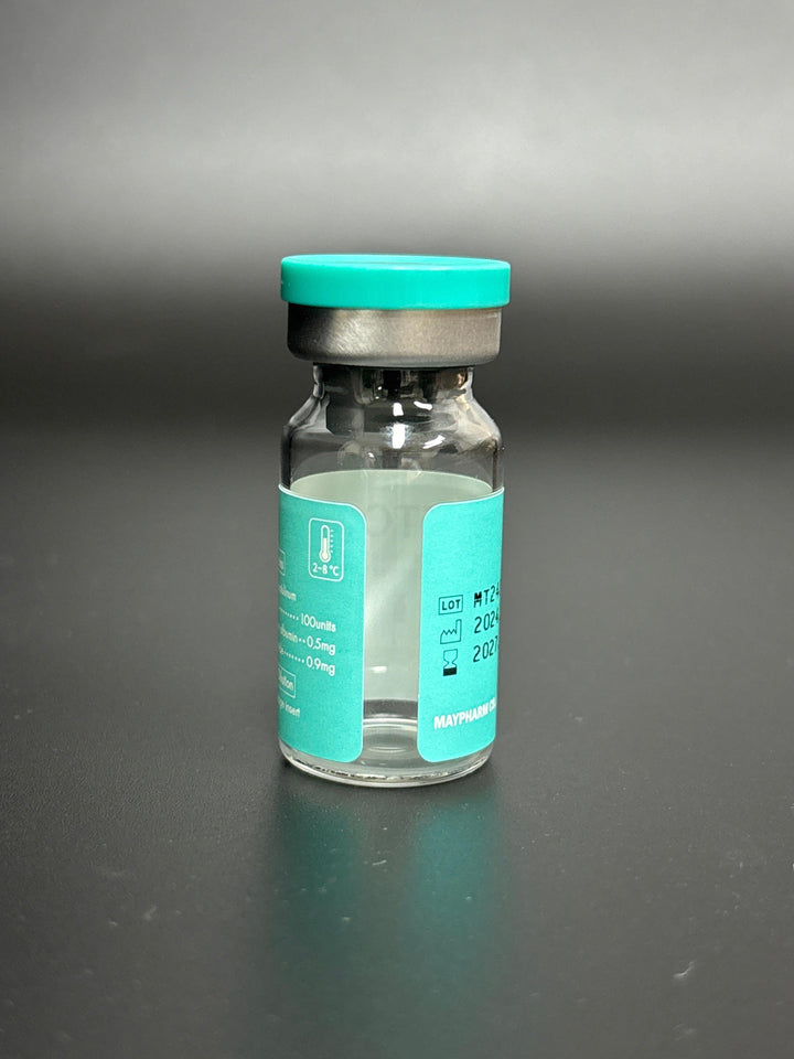 METOX 100 - METOX 100 is a botulinum toxin type A designed for wrinkle reduction, muscle relaxation, and facial rejuvenation. Ideal for areas such as the forehead, crow’s feet, and frown lines, it offers long-lasting, natural results for a smooth, youthful look.

U.S. Product Notice
This product is not currently FDA-approved in the United States. Availability and professional-use requirements may vary by market.