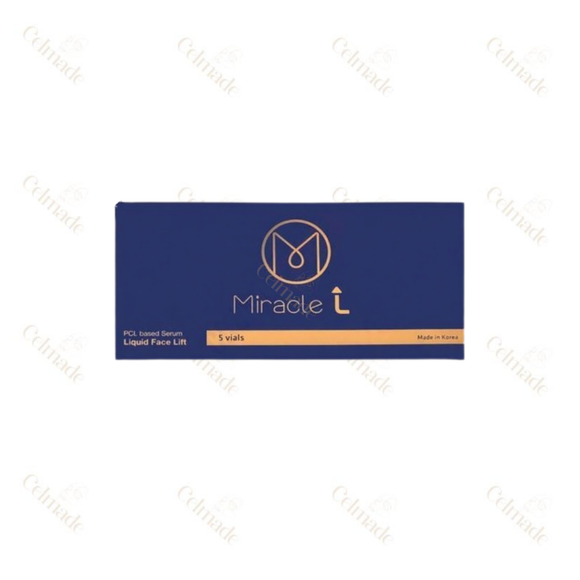 Miracle L Poly-L-Lactic Acid-based skin rejuvenation treatment for lifting and collagen stimulation.
