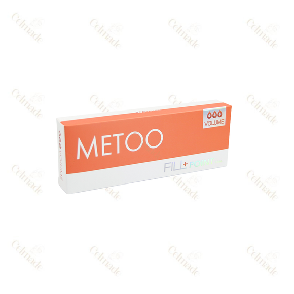 Metoo Volume high-density hyaluronic acid filler for deep volume restoration and facial contouring.