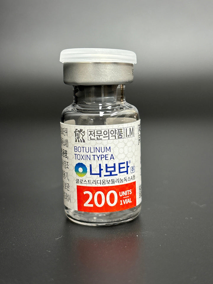 NABOTA 200 Units is a high-purity botulinum toxin type A injectable designed for effective wrinkle reduction and muscle relaxation