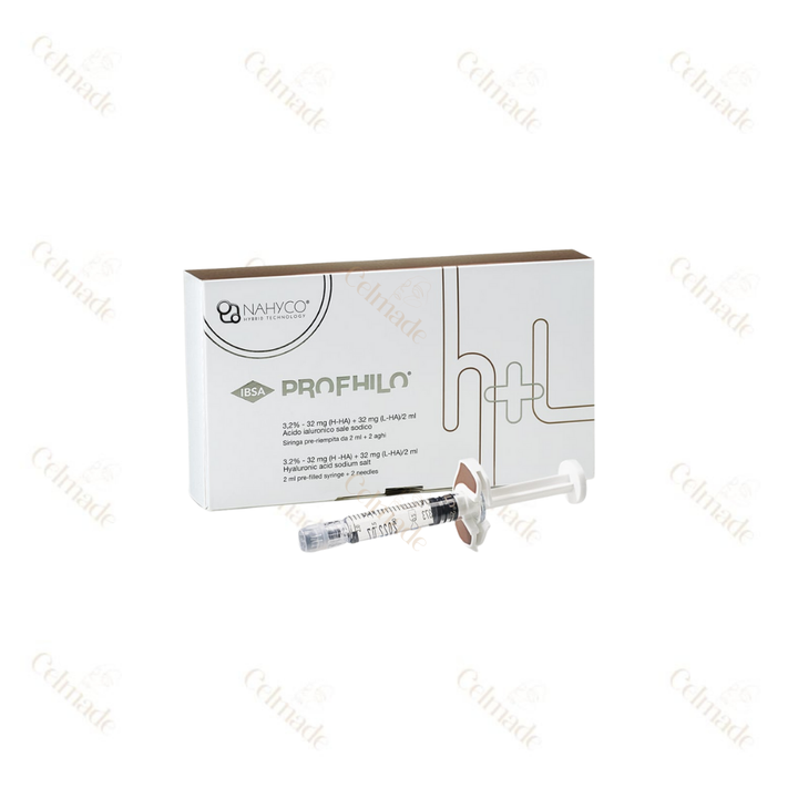 Profhilo H+L 1 x 2ml syringe – anti-aging skin booster with hyaluronic acid.