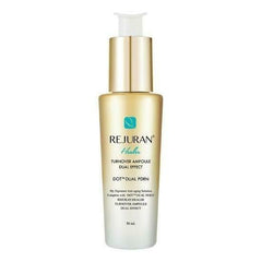 Rejuran dual effect ampoule – Anti-aging and brightening skincare solution for hydrated, glowing skin.