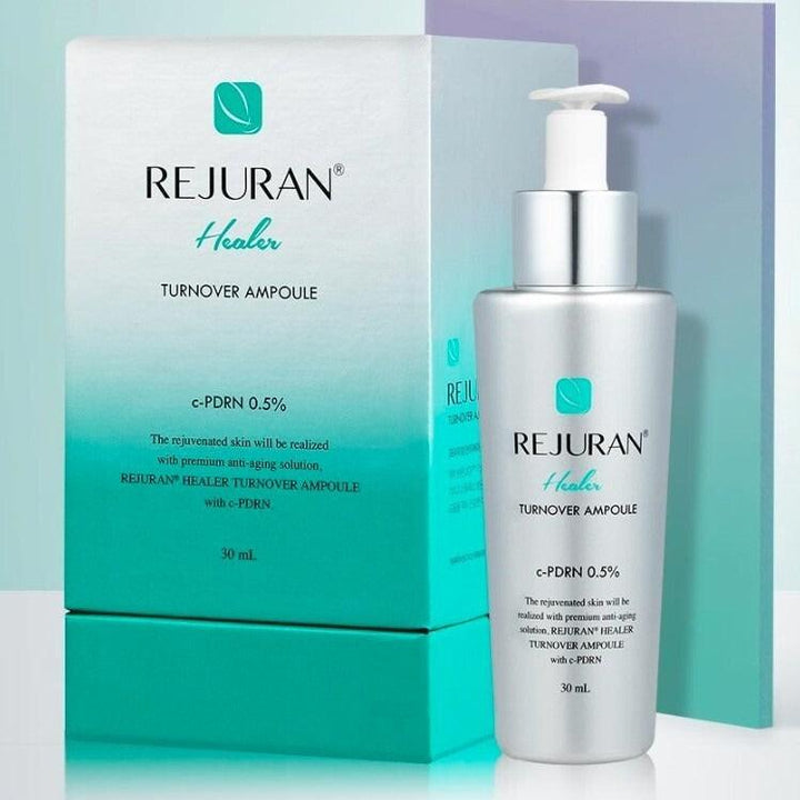 Rejuran Turnover Ampoule 30ml – Skin renewal serum with 5000ppm c-PDRN for anti-aging care.