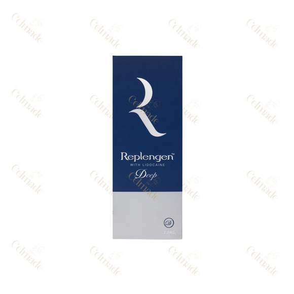 REPLENGEN DEEP hyaluronic acid filler for deep wrinkle reduction and facial contouring.