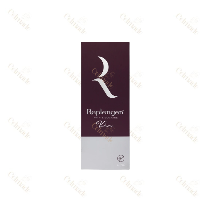 REPLENGEN VOLUME high-density hyaluronic acid filler for deep contouring and volume restoration.