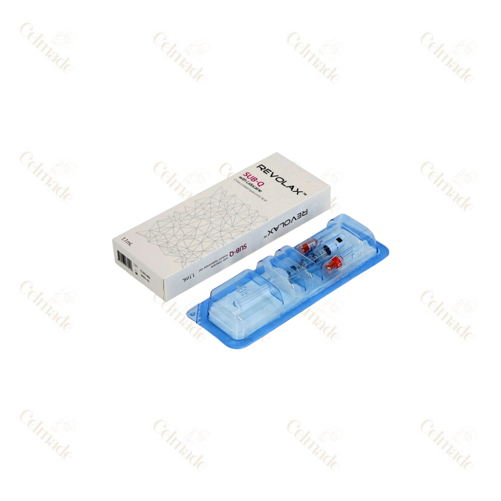 REVOLAX SUB Q ultra-high-density hyaluronic acid filler for deep contouring and volume restoration.