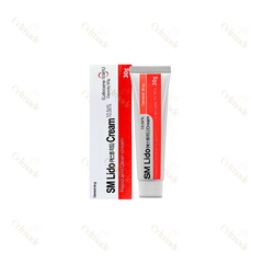 SM CREAM 30G compact lidocaine-based numbing cream for pain relief in cosmetic procedures.
