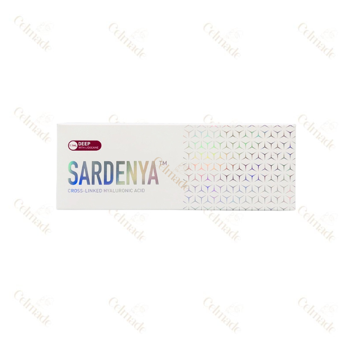 SARDENYA DEEP hyaluronic acid filler for deep wrinkle reduction and facial contouring.