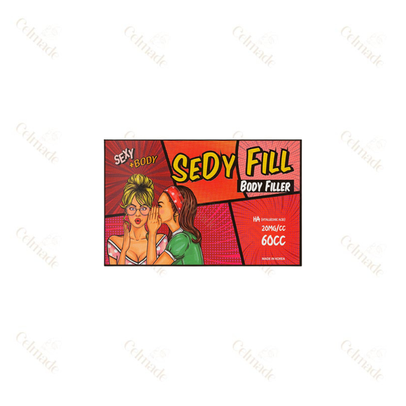 SedyFill 60ml high-density hyaluronic acid body filler for contouring and volume enhancement.