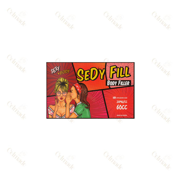 SedyFill 60ml high-density hyaluronic acid body filler for contouring and volume enhancement.