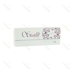 STARFILL IMPLANT ultra-high density hyaluronic acid filler for deep contouring and volume restoration.