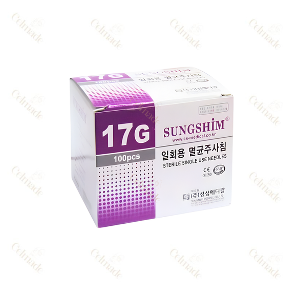 Sungshim sterile needles 17g