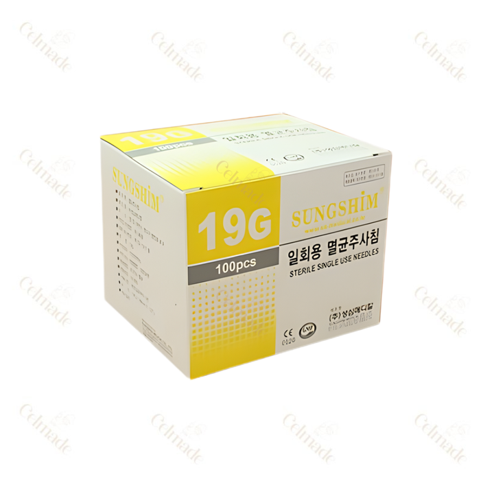Sungshim Sterile Needles 19G 38mm.