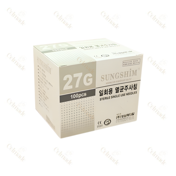 Sungshim Sterile Needles 27G 13mm/25mm /38mm/60mm.