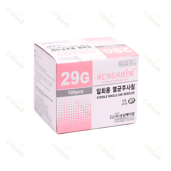 Sungshim Sterile Needles 29G 13mm/25mm /38mm/60mm.