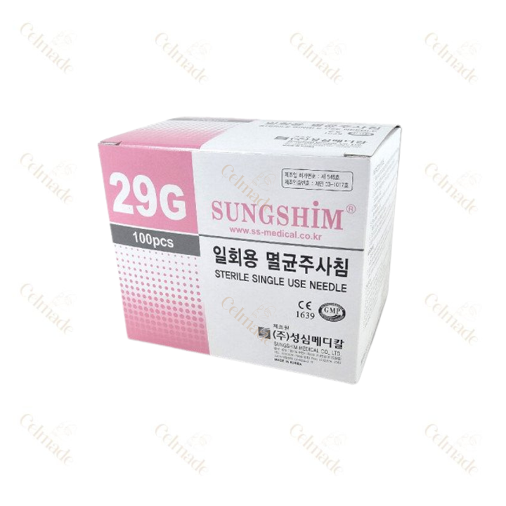 Sungshim Sterile Needles 29G 13mm/25mm /38mm/60mm.
