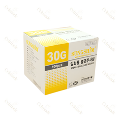 Sungshim Sterile Needles 30G 4mm/13mm /25mm/38mm.