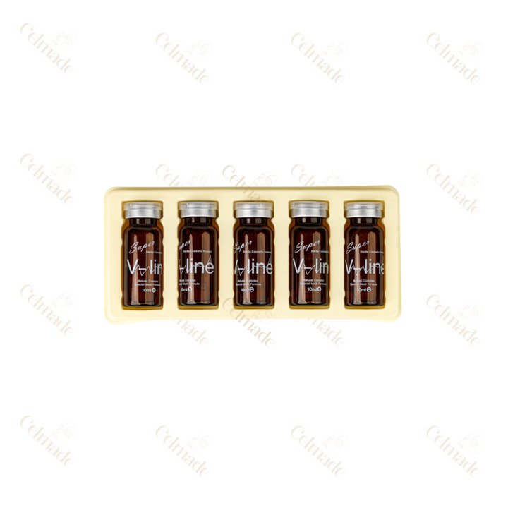 SUPER V LINE SOL fat-dissolving solution for V-shaped facial contouring.