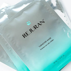 Rejuran Turn Over Mask – Ultra-hydrating anti-aging sheet mask with c-PDRN and salmon serum.