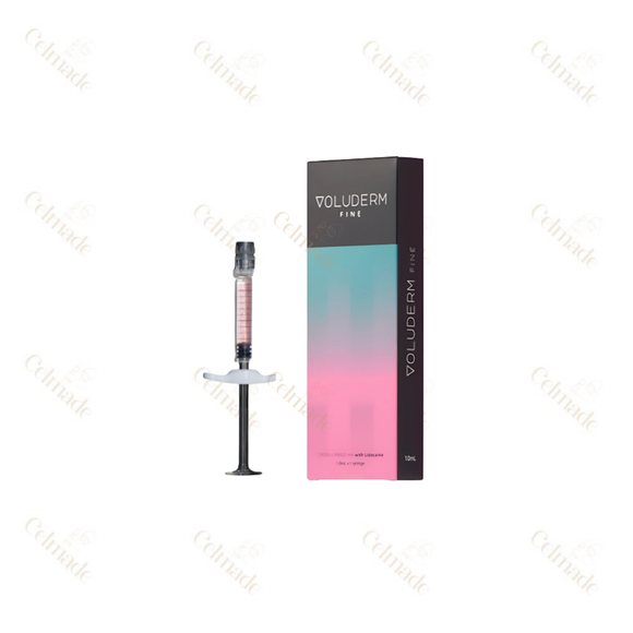 Voluderm Fine 1ml – HA filler for tear trough and superficial wrinkle correction.