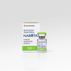 NABOTA 100 Units is a high-purity botulinum toxin type A injectable for effective wrinkle reduction and facial muscle relaxation. I