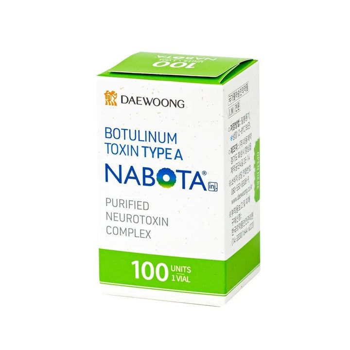 NABOTA 100 Units is a high-purity botulinum toxin type A injectable for effective wrinkle reduction and facial muscle relaxation. I