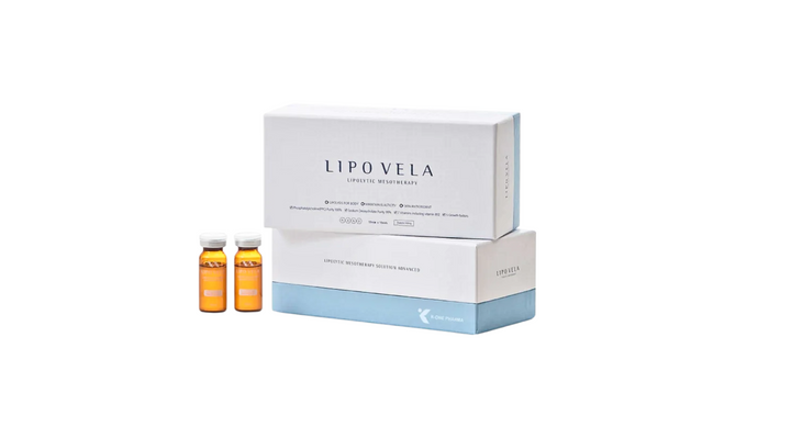 Lipovela – Lipolytic treatment for chin, arms, and abdomen fat reduction.