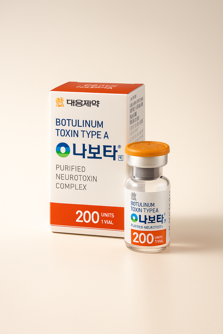 NABOTA 200 Units is a high-purity botulinum toxin type A injectable designed for effective wrinkle reduction and muscle relaxation