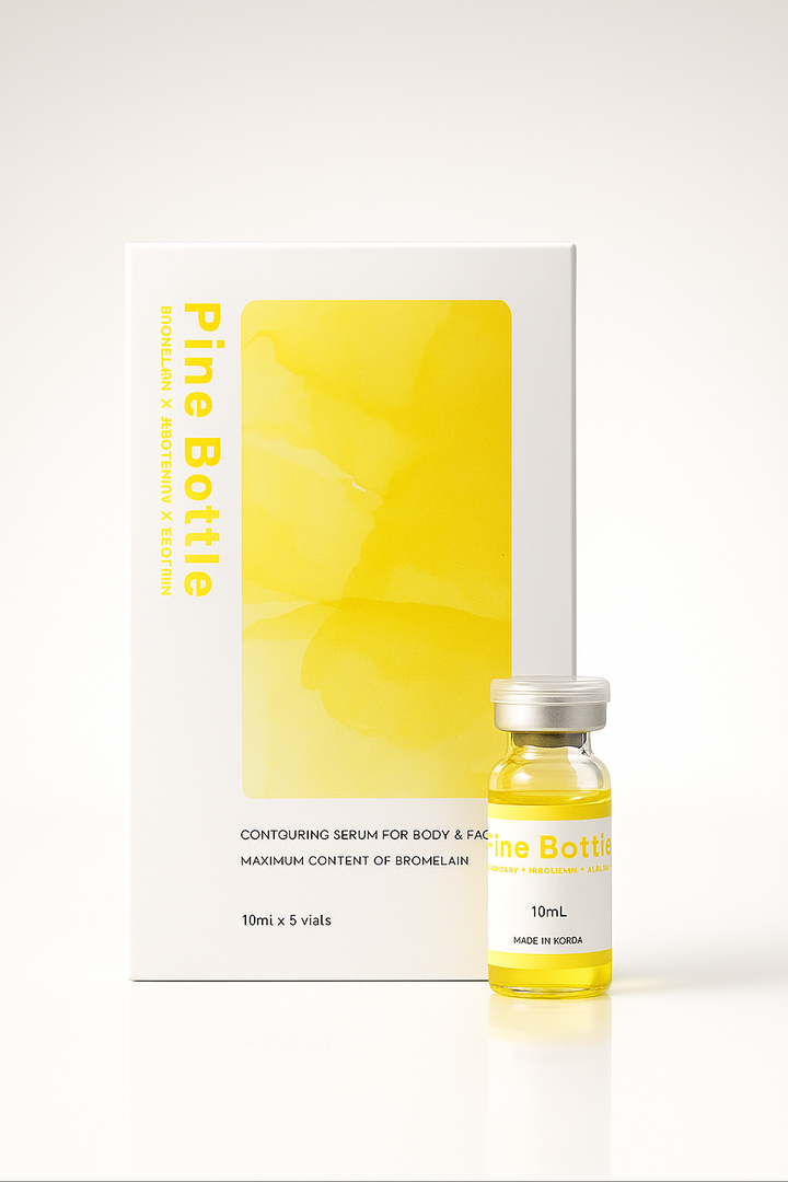 Pine Bottle - Pine Bottle Injectable Solution (10ml) is a high-quality fat-dissolving treatment designed to reduce stubborn fat, sculpt body contours, and improve skin elasticity for a toned and refined appearance.

