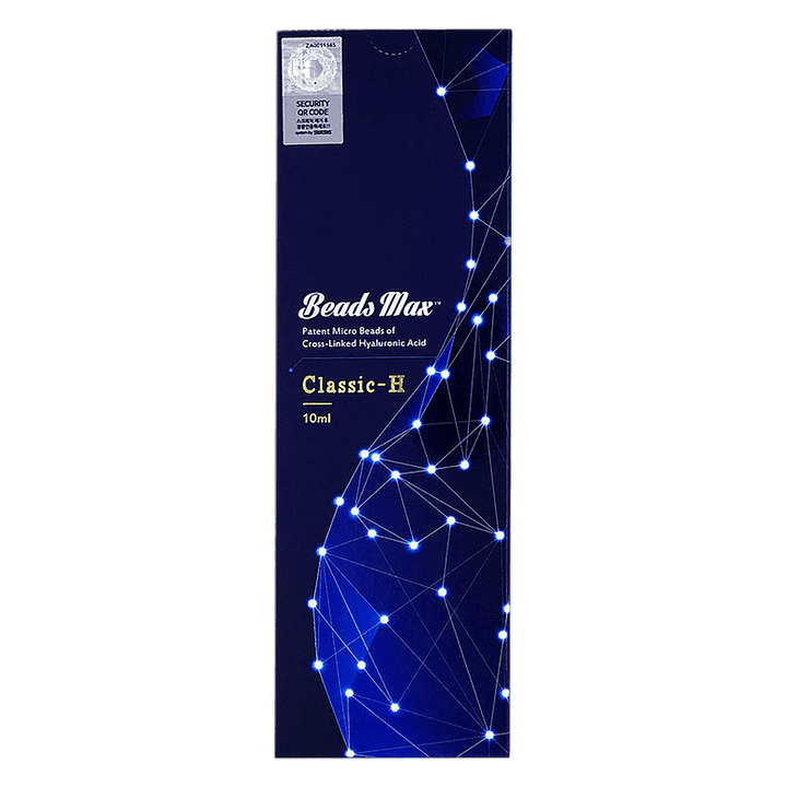 Beads Max H Body Filler, high-density hyaluronic acid filler for body contouring and volume.
