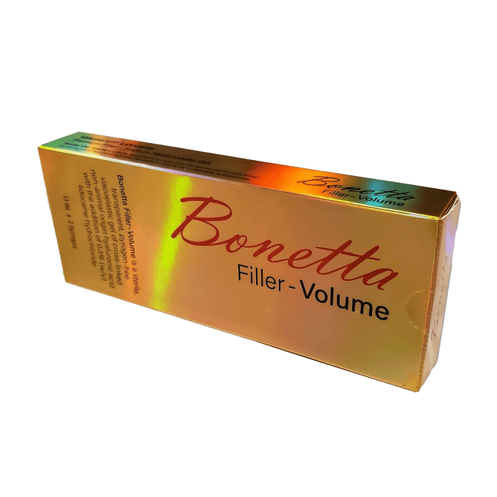 Bonetta VOLUME hyaluronic acid filler for deep volume and facial contouring.