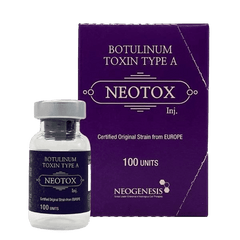 NEOTOX 100 botulinum toxin type A for wrinkle reduction and facial rejuvenation.