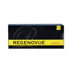 REGENOVUE SUB Q PLUS ultra-high-density hyaluronic acid filler for deep contouring and volume restoration.