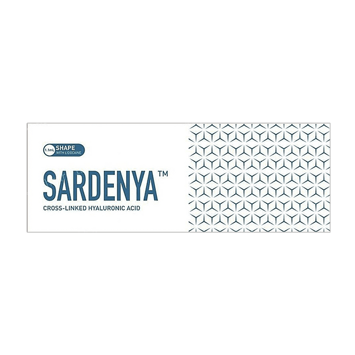SARDENYA SHAPE high-density hyaluronic acid filler for deep contouring and facial volume.